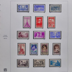 Collection timbres de France 1929-1946 neufs et oblitérés en album Safe.