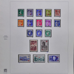 Collection timbres de France 1929-1946 neufs et oblitérés en album Safe.