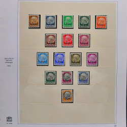 Collection timbres de France 1929-1946 neufs et oblitérés en album Safe.