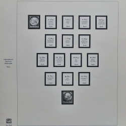 Collection timbres de France 1929-1946 neufs et oblitérés en album Safe.