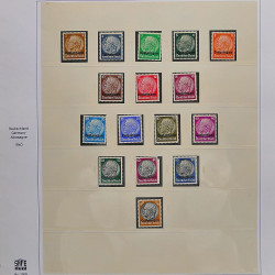 Collection timbres de France 1929-1946 neufs et oblitérés en album Safe.