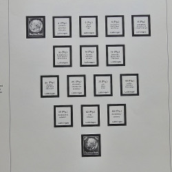 Collection timbres de France 1929-1946 neufs et oblitérés en album Safe.