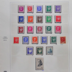 Collection timbres de France 1929-1946 neufs et oblitérés en album Safe.