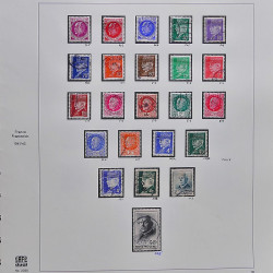 Collection timbres de France 1929-1946 neufs et oblitérés en album Safe.