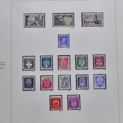 Collection timbres de France 1929-1946 neufs et oblitérés en album Safe.