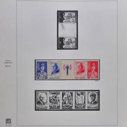 Collection timbres de France 1929-1946 neufs et oblitérés en album Safe.