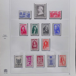Collection timbres de France 1929-1946 neufs et oblitérés en album Safe.