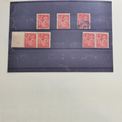 Collection timbres de France 1929-1946 neufs et oblitérés en album Safe.