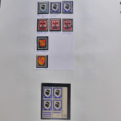 Collection timbres de France 1929-1946 neufs et oblitérés en album Safe.