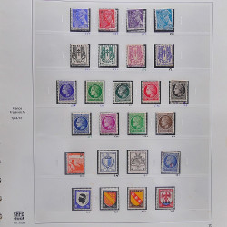 Collection timbres de France 1929-1946 neufs et oblitérés en album Safe.