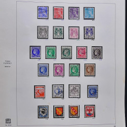 Collection timbres de France 1929-1946 neufs et oblitérés en album Safe.