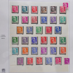 Collection timbres de France 1929-1946 neufs et oblitérés en album Safe.