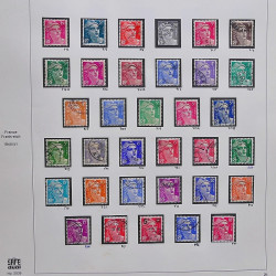 Collection timbres de France 1929-1946 neufs et oblitérés en album Safe.
