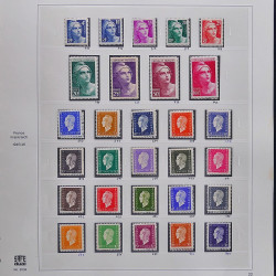 Collection timbres de France 1929-1946 neufs et oblitérés en album Safe.
