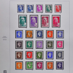 Collection timbres de France 1929-1946 neufs et oblitérés en album Safe.