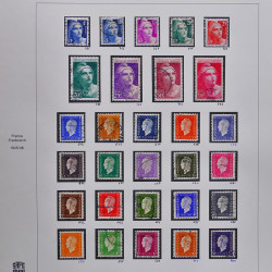 Collection timbres de France 1929-1946 neufs et oblitérés en album Safe.
