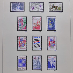 Collection timbres de France 1980-1985 neufs** et oblitérés complet en album Safe.
