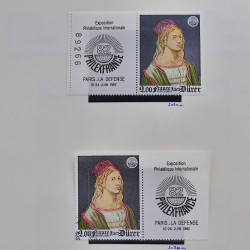 Collection timbres de France 1980-1985 neufs** et oblitérés complet en album Safe.