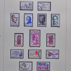Collection timbres de France 1980-1985 neufs** et oblitérés complet en album Safe.