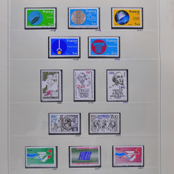 Collection timbres de France 1980-1985 neufs** et oblitérés complet en album Safe.