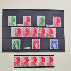Collection timbres de France 1980-1985 neufs** et oblitérés complet en album Safe.