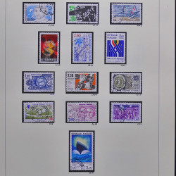 Collection timbres de France 1980-1985 neufs** et oblitérés complet en album Safe.