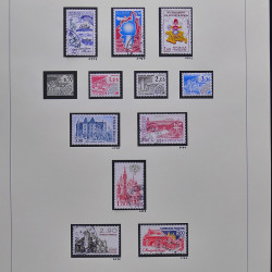 Collection timbres de France 1980-1985 neufs** et oblitérés complet en album Safe.