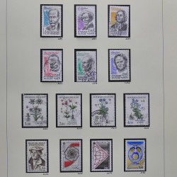 Collection timbres de France 1980-1985 neufs** et oblitérés complet en album Safe.