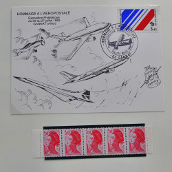 Collection timbres de France 1980-1985 neufs** et oblitérés complet en album Safe.