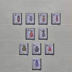 Collection timbres de France 1980-1985 neufs** et oblitérés complet en album Safe.