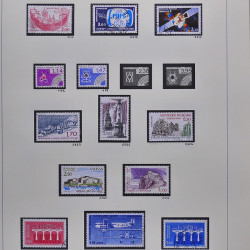 Collection timbres de France 1980-1985 neufs** et oblitérés complet en album Safe.