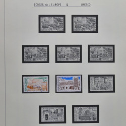 Collection timbres de France 1980-1985 neufs** et oblitérés complet en album Safe.