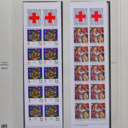 Collection timbres de France 1980-1985 neufs** et oblitérés complet en album Safe.