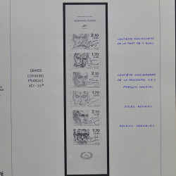 Collection timbres de France 1980-1985 neufs** et oblitérés complet en album Safe.