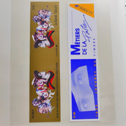 Collection timbres de France 1990-1994 neufs** et oblitérés complet en album Safe.
