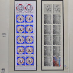 Collection timbres de France 1990-1994 neufs** et oblitérés complet en album Safe.