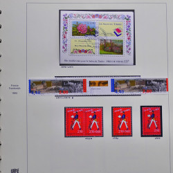 Collection timbres de France 1990-1994 neufs** et oblitérés complet en album Safe.