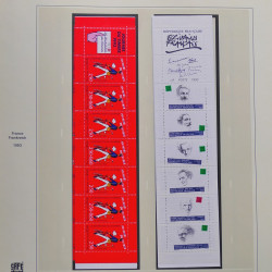 Collection timbres de France 1990-1994 neufs** et oblitérés complet en album Safe.