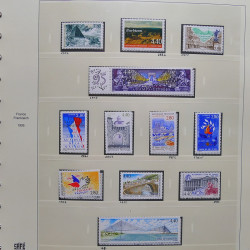 Collection timbres de France 1995-1998 neufs** et oblitérés complet en album Safe.