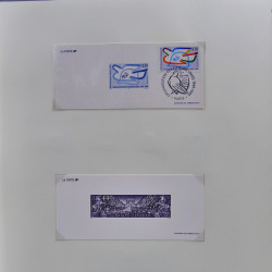 Collection timbres de France 1995-1998 neufs** et oblitérés complet en album Safe.