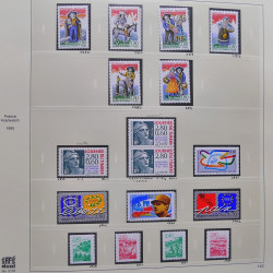 Collection timbres de France 1995-1998 neufs** et oblitérés complet en album Safe.