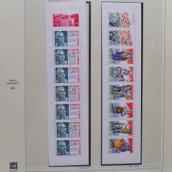 Collection timbres de France 1995-1998 neufs** et oblitérés complet en album Safe.