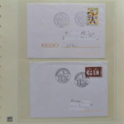 Collection timbres de France 1995-1998 neufs** et oblitérés complet en album Safe.