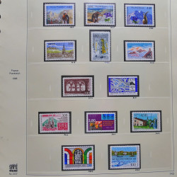 Collection timbres de France 1995-1998 neufs** et oblitérés complet en album Safe.