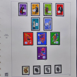 Collection timbres de France 1995-1998 neufs** et oblitérés complet en album Safe.