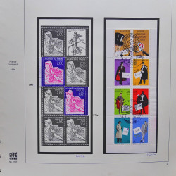 Collection timbres de France 1995-1998 neufs** et oblitérés complet en album Safe.