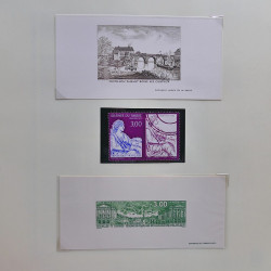 Collection timbres de France 1995-1998 neufs** et oblitérés complet en album Safe.