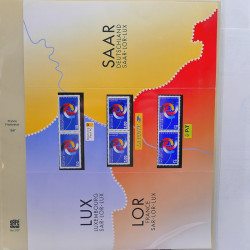 Collection timbres de France 1995-1998 neufs** et oblitérés complet en album Safe.