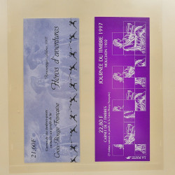 Collection timbres de France 1995-1998 neufs** et oblitérés complet en album Safe.