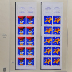 Collection timbres de France 1995-1998 neufs** et oblitérés complet en album Safe.